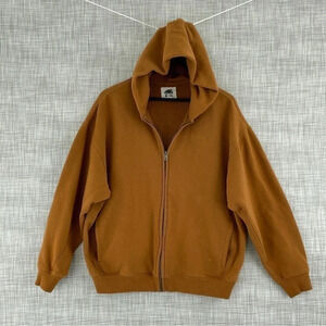 Roots Womens size 3 long sleeve full zip hoodie *some stains 0693